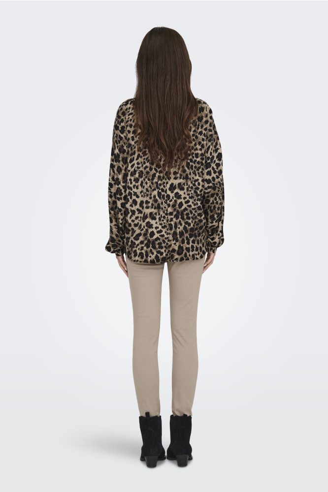 ONLMASC THALIA LIFE LS SHO KNOT TOP 15342840 LIGHT TAUPE